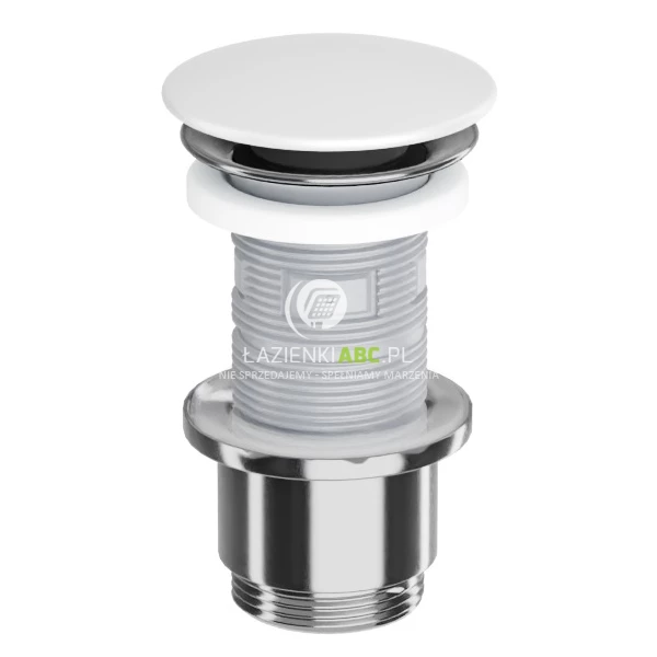 Korek umywalkowo-bidetowy klik-klak ceramiczny Excellent ARIN.1485.K.02.WHCR biały połysk/chrom