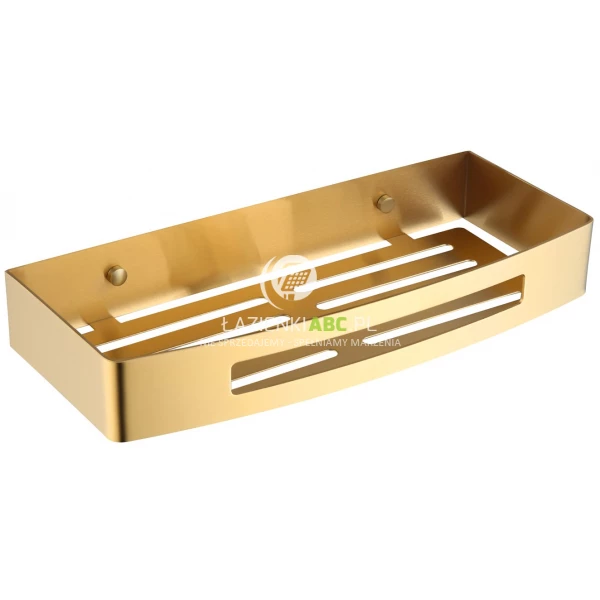 Koszyk prysznicowy Omnires UNI UN10331GLB złoty szczotkowany