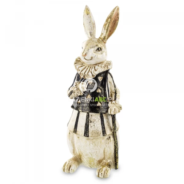 Królik Kier z laską figurka 27cm Pierrot 162613 Alicja w krainie czarów