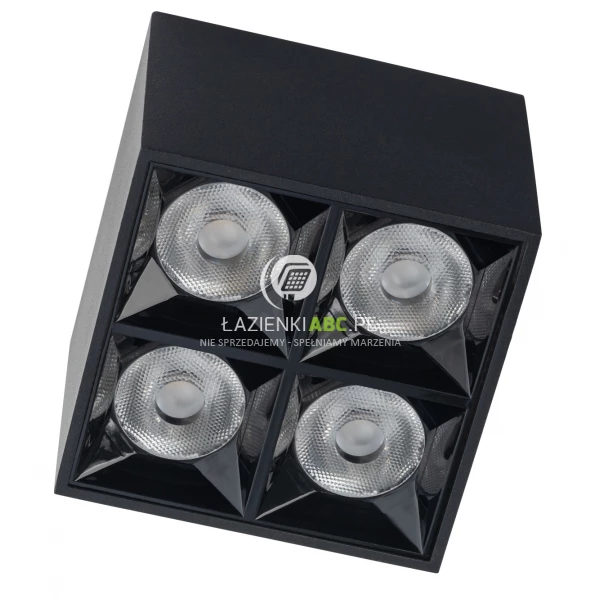 Lampa sufitowa 16 W, 3000 K Nowodvorski MIDI LED 10054 czarna