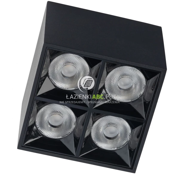 Lampa sufitowa 16 W, 4000 K Nowodvorski MIDI LED 10057 czarna