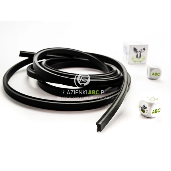 Listwa magnetyczna w profil Radaway FURO 009-106301000 czarna