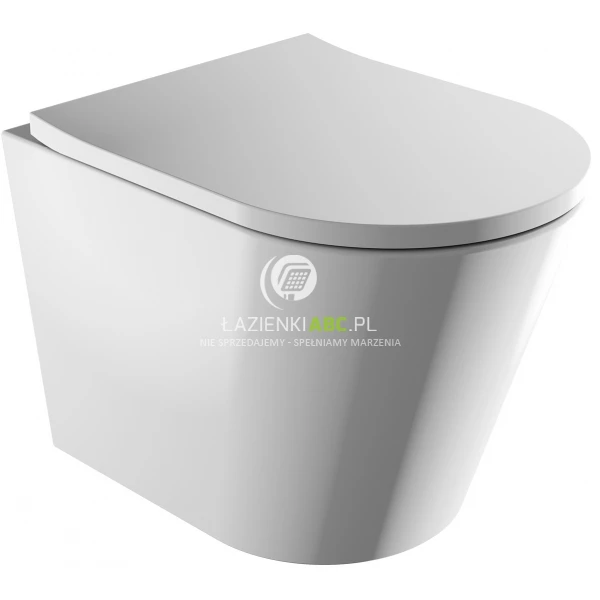 Miska WC wisząca 52x36 z deską wolnoopadającą Omnires TAMPA TAMPAMWBP