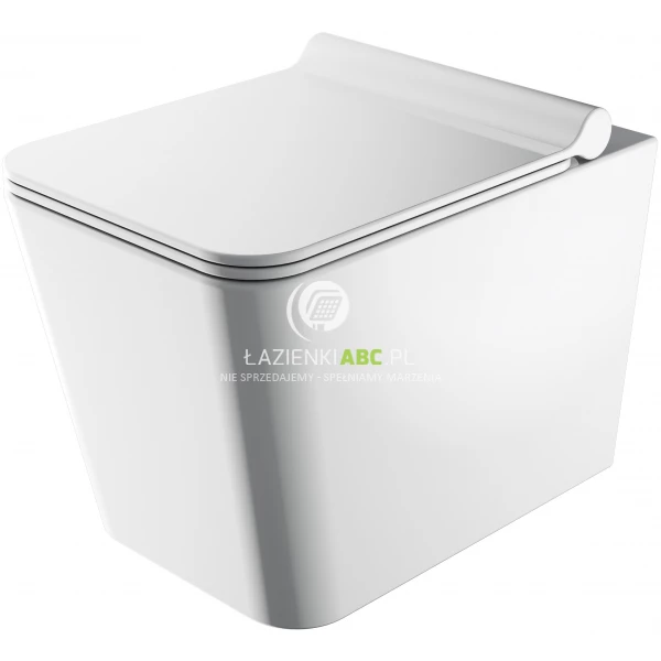 Miska WC wisząca 53x36 z deską wolnoopadającą Omnires BOSTON BOSTONMWBP