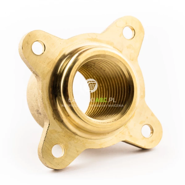 Mufa mosiężna z kołnieżem do zestawu podtynkowego 1/2 GW Tece 9.820.012