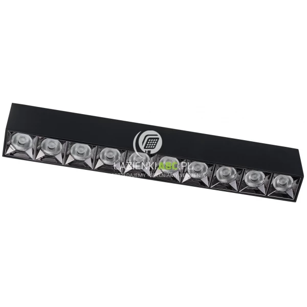 Oprawa liniowa natynkowa 40 W, 3000 K Nowodvorski MIDI LED 10056 czarna