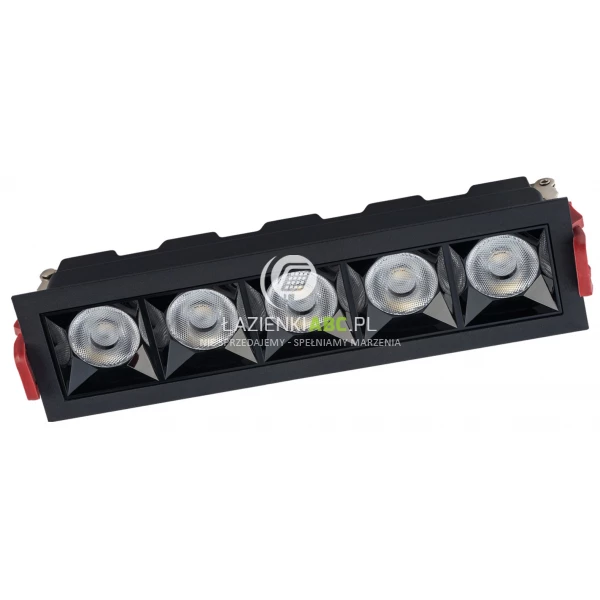 Oprawa liniowa podtynkowa 20 W, 4000 K Nowodvorski MIDI LED 10065 czarna