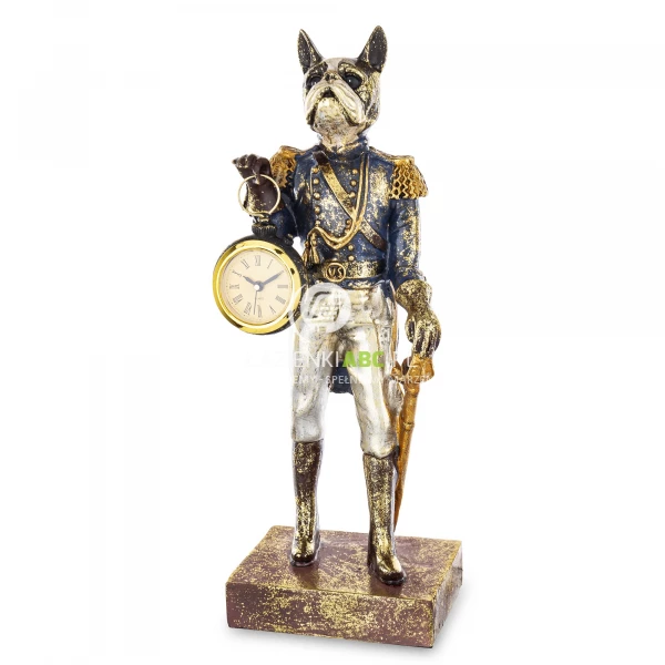 Pies z zegarkiem figurka 32cm Pierrot 164031