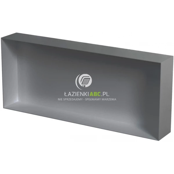 Półka do zabudowy 60x10 MCJ ZERO PWR 600/10 GR regulowana szara