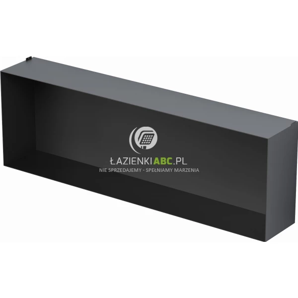 Półka do zabudowy 90x15 MCJ ZERO PWR 900/15 BL regulowana czarna