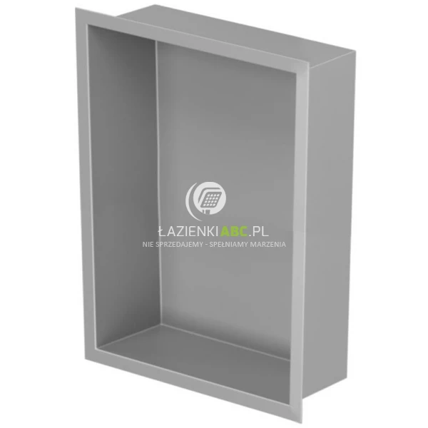 Półka do zabudowy we wnęce 20x10 MCJ FLAT F.PWN LGR 200/10 szara