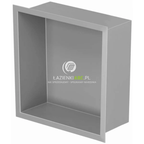 Półka do zabudowy we wnęce 30x15 MCJ FLAT F.PWN LGR 300/15 szara
