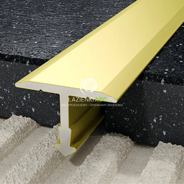 Profil fugowy T 14x250 Excellent LIPBAFAZ.14/250 złoty