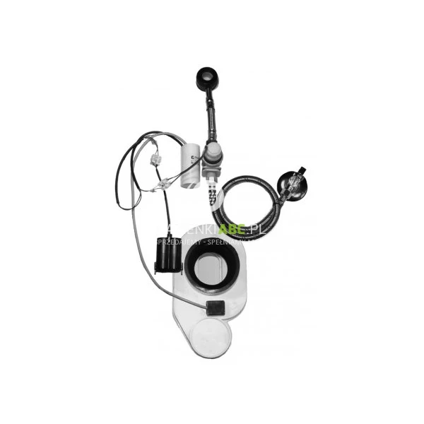 Przepływowa spłuczka pisuarowa podtynkowa z czujnikiem na podczerwień zasilana baterią 6V Cersanit K97-121