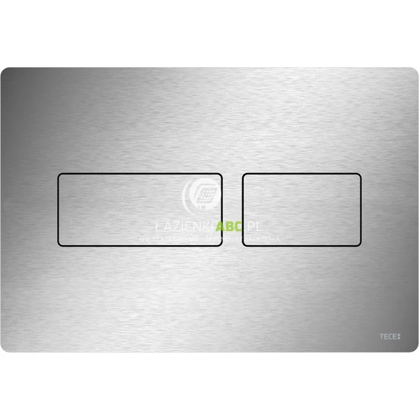 Przycisk spłukujący do WC z metalu TECEsolid 9240430 stal nierdzewna szczotkowana