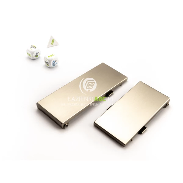 Przyciski spłukujące do przycisku szklanego Tece SQUARE 9.820.559 stal szczotkowana