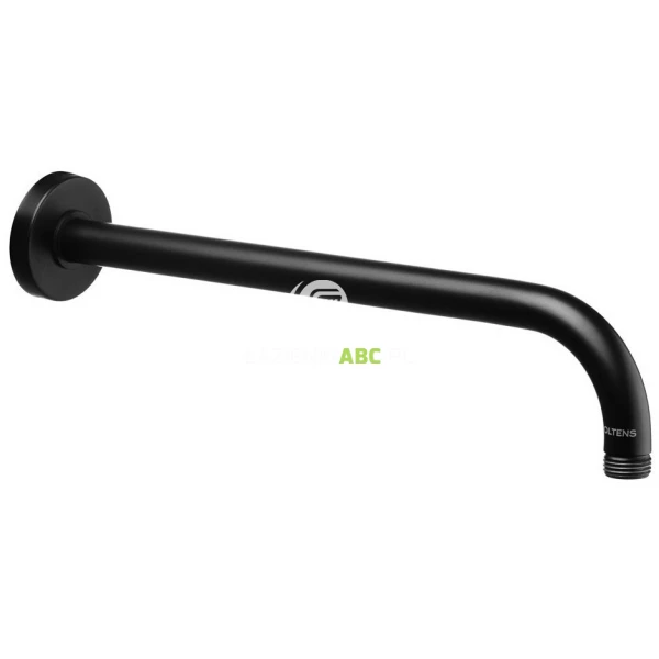 Ramię deszczownicy okrągłe 40 cm Oltens LAGAN 39400300 czarny mat