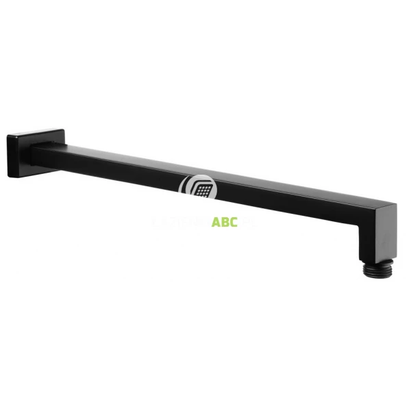 Ramię deszczownicy prostokątne 40 cm Oltens LAGAN 39401300 czarny mat