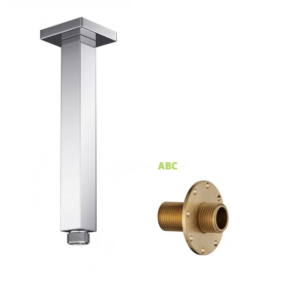 Ramię prysznicowe sufitowe 20 cm kwadratowe Excellent AREX.3122CR