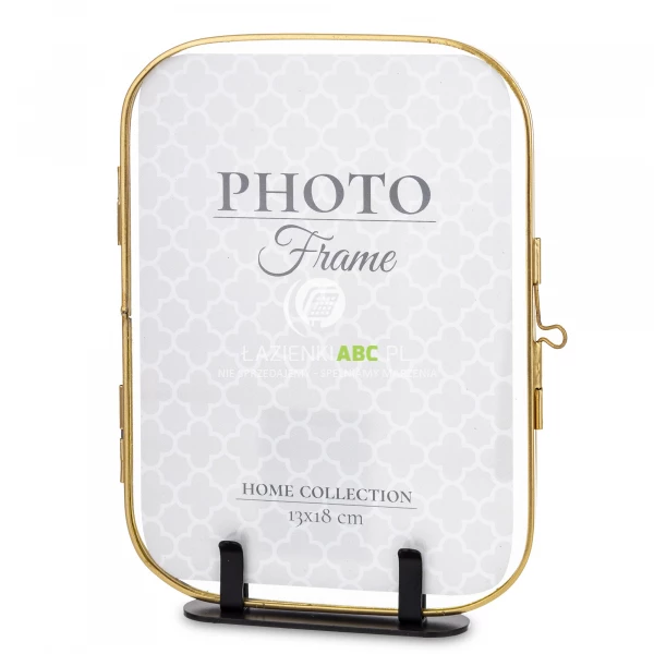 Ramka na zdjęcie metalowa złota Casablanca 169268