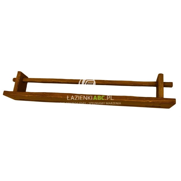 Ręcznie wykonany wieszak drewniany drabpb dąb wiszący