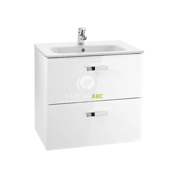Roca VICTORIA BASIC umywalka z szafką 60 cm A855884806 biała połysk