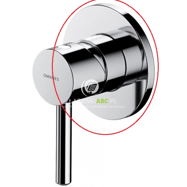 Rozeta mieszacza baterii podtynkowej Y1215N Omnires Y CZ1280