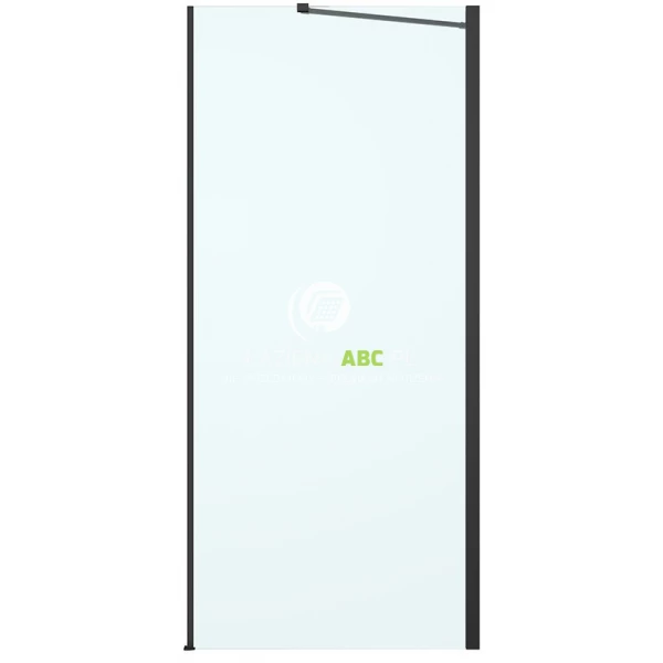 Ścianka prysznicowa 100 cm boczna do drzwi Oltens HALLAN 22102300 czarna mat