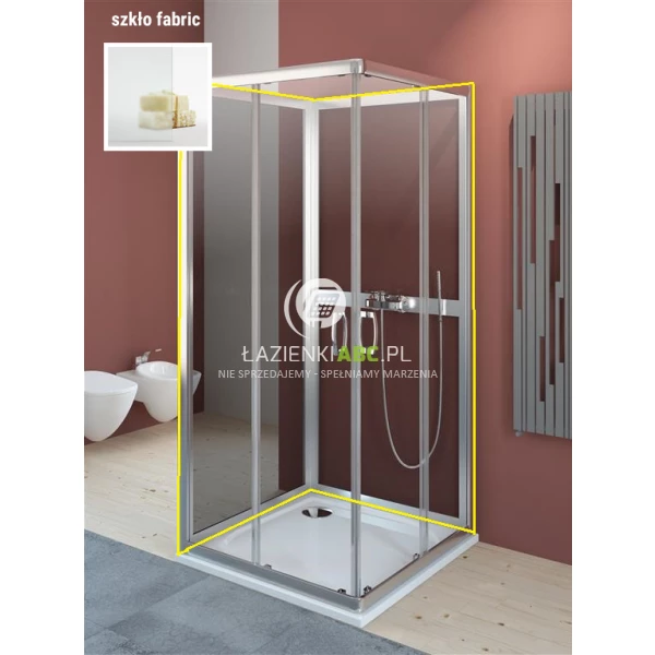 Ścianki tylne 90x90x190 Radaway PREMIUM PLUS 2S 33433-01-06N fabric