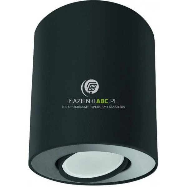 Spot sufitowy, tuba Nowodvorski SET BLACK/SILVER 8902