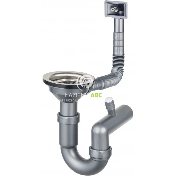 Syfon do zlewozmywaków stalowych 1-komorowych Deante ZXY 9926