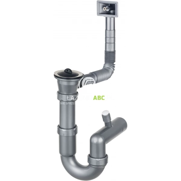 Syfon do zlewozmywaków stalowych nakładanych 1-komorowych Deante ZXY 9923