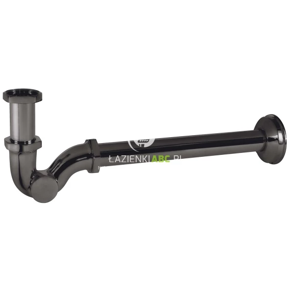 Syfon umywalkowy teleskopowy Tres 03463820KM czerń metalizowana