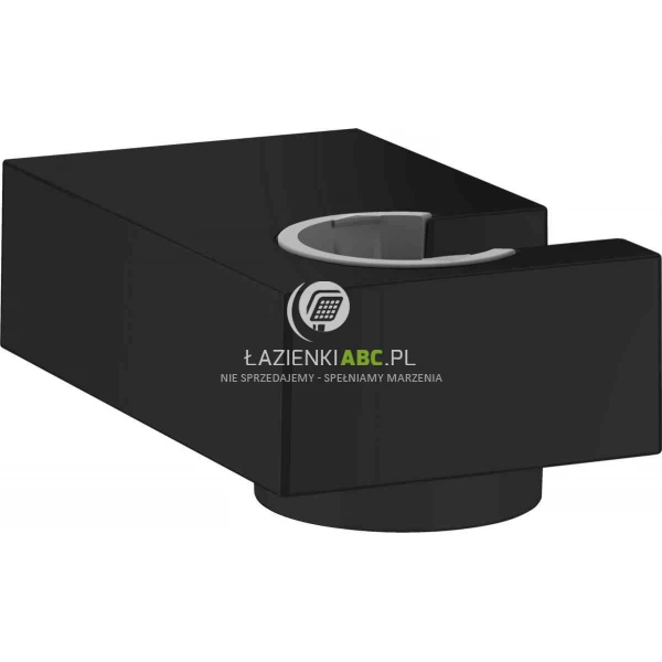 Czarny uchwyt do słuchawki prysznicowej PORTER E 28387670