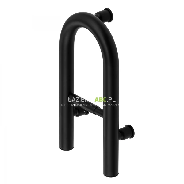 Uchwyt stalowy przyścienny z miejscem na papier Deante VITAL NIV B41F czarny