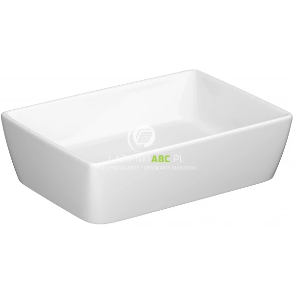 Umywalka nablatowa 50x35 Cersanit CITY K35-048 prostokątna