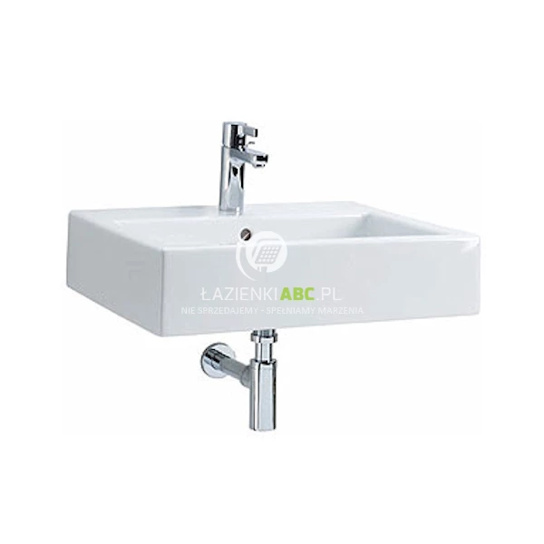 Umywalka z misą prostokątną 50x46 Koło TWINS L51150