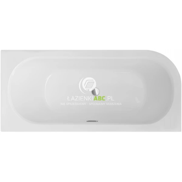 Wanna narożna 170x75 Besco AVITA SLIM + #WAV-170-SL-PLUS lewa