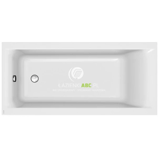 Wanna prostokątna 160x75 Cersanit LARGA S301-305
