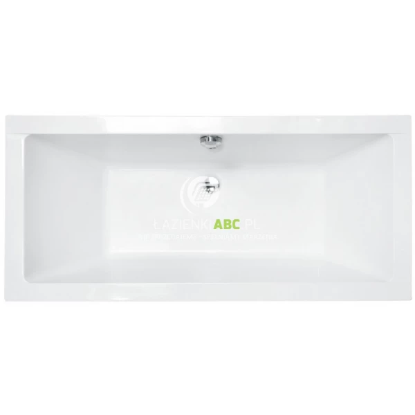 Wanna prostokątna 165x75 Besco QUADRO SLIM #WAQ-165-SL