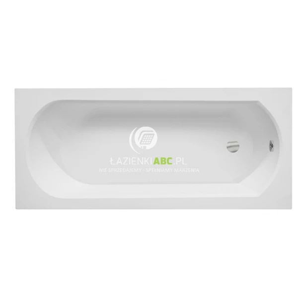 Wanna prostokątna 170x75 Besco INTRICA SLIM #WAIN-170-SL