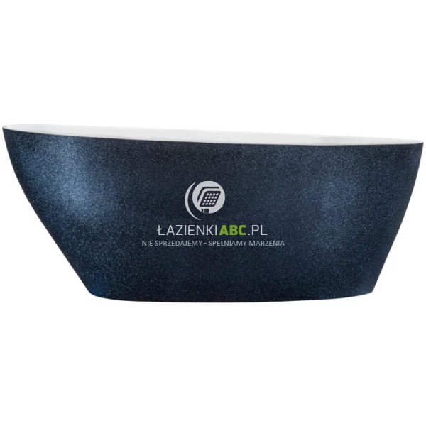 Wanna wolnostojąca 160x70 Besco GOYA GLAM #WMD-160-GG grafitowa