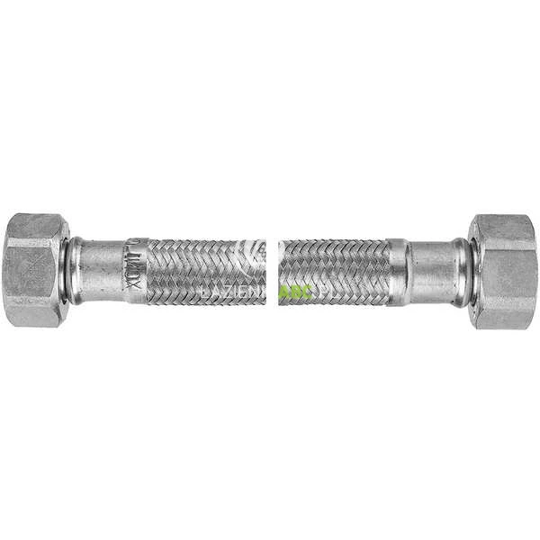 Wąż w oplocie stalowym  L-60 cm 3/8x3/8 nakrętno-nakrętne Ferro PWS94