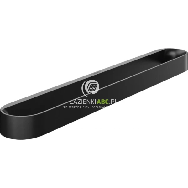 Wieszak na ręcznik 58 cm Hansgrohe WALLSTORIS 27926670 czarny mat