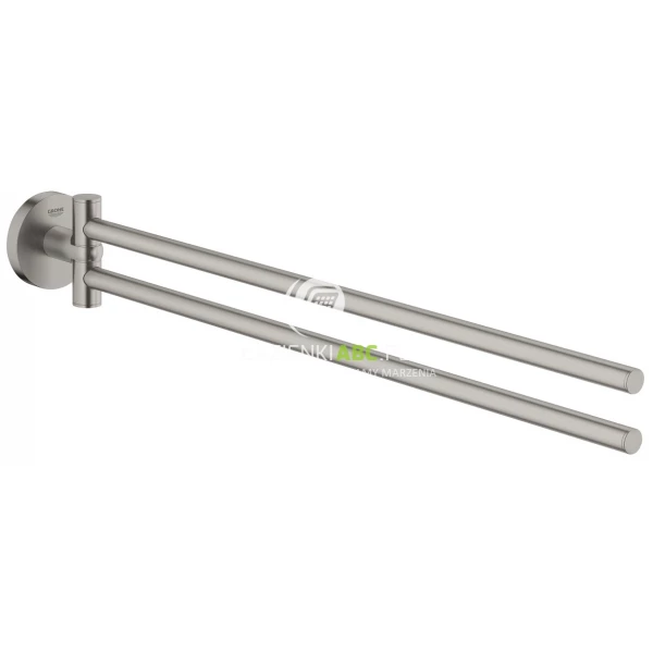 Wieszak na ręcznik podwójny Grohe ESSENTIALS NEW 40371DC1 stal nierdzewna