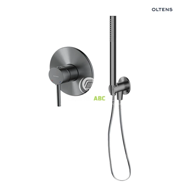 Zestaw prysznicowy podtynkowy Oltens MOLLE / UME HVITA 36612400 grafit