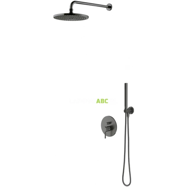 Zestaw prysznicowy podtynkowy Omnires Y SYSY35GR grafit