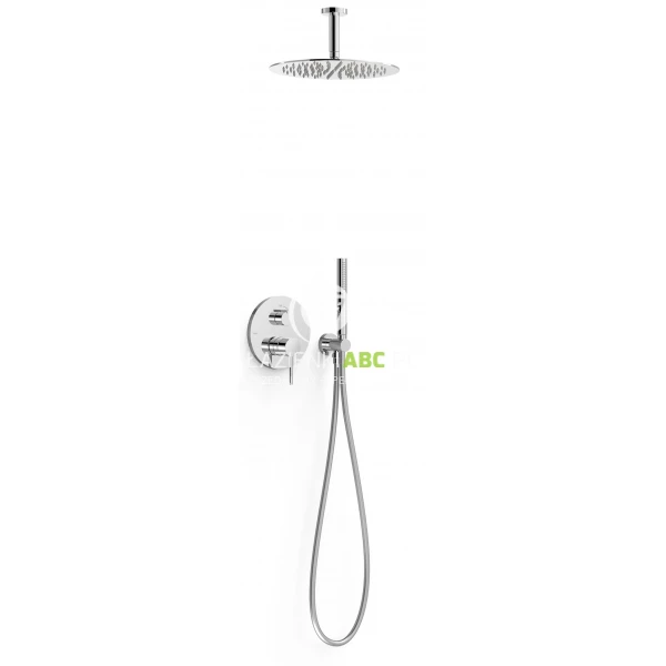 Zestaw prysznicowy podtynkowy z deszczownicą 30cm Tres STUDY EXCLUSIVE 26228003