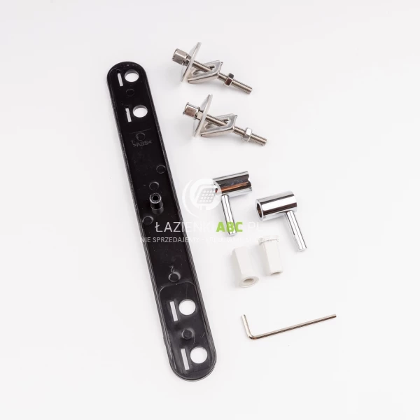 Zestaw zawiasów do deski sedesowej mocowanie od góry Koło 598018000