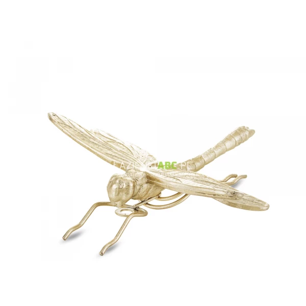 Złota ważka dekoracja ścienna 16,5x19 Casablanca 139421